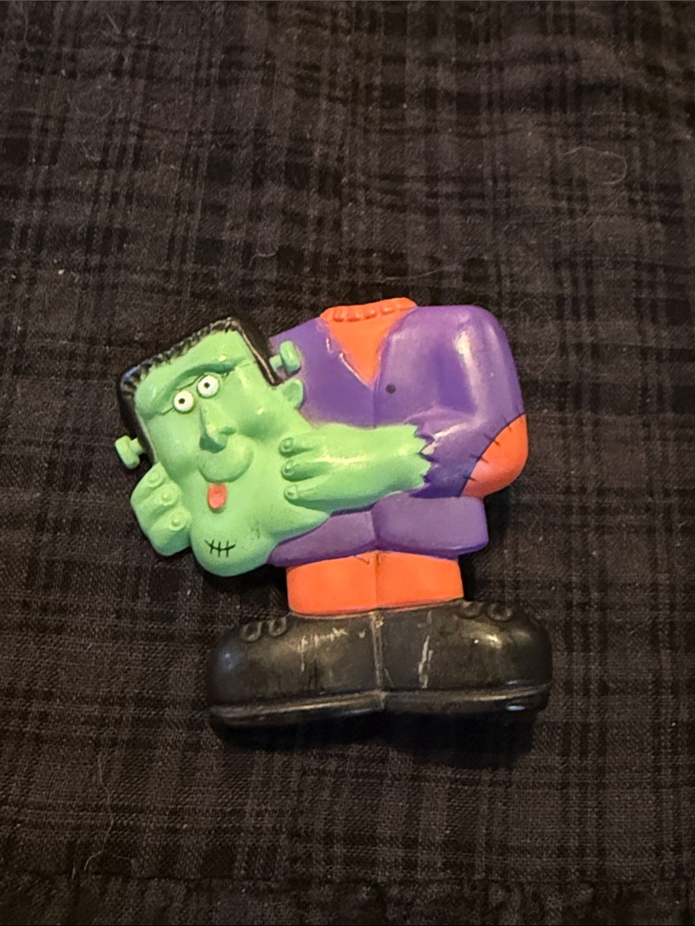 Vintage Frankenstein Novelty Brooch